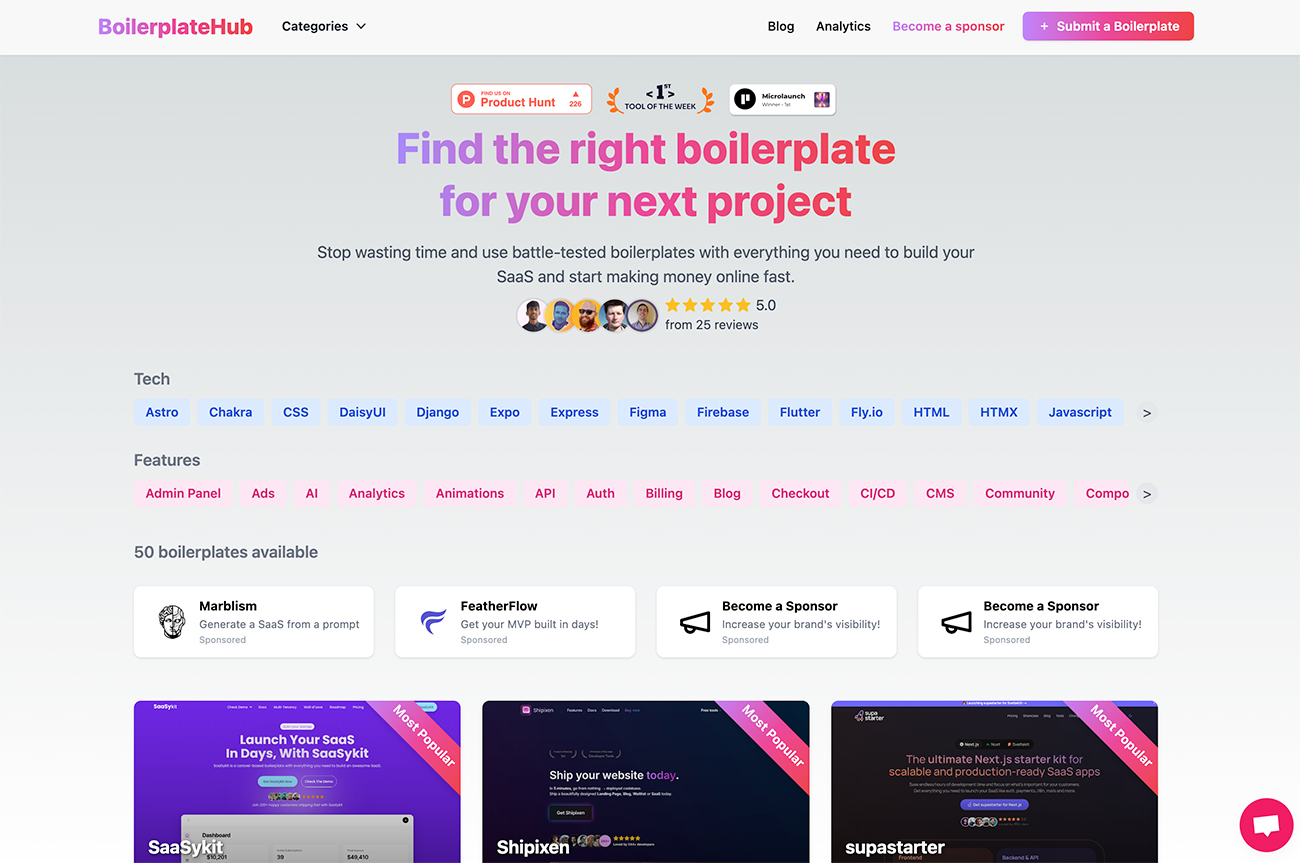 BoilerplateHub