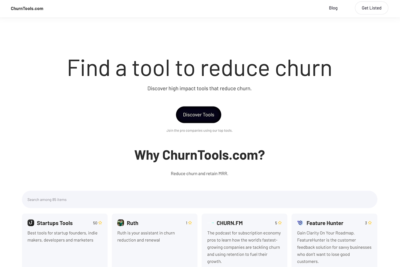 Churn Tools